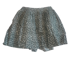 Ever After Collection girls double ruffle leopard skirt 8