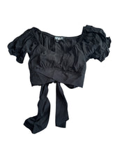 Katie J NYC junior women’s Chase cropped wrap top XS