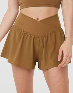 AE Offline by Aerie women’s crossover Real Me flowy shorts XS