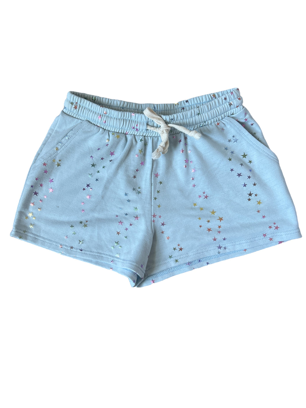 Pixie Lane girls metallic stars shorts with pockets 7