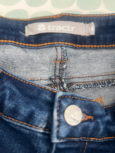 Tractr girls cutoff jean shorts 14