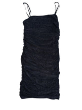 Pixie Lane girls strappy ruched glitter party dress 8