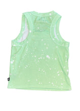 Pixie Lane girls ribbed cropped splatter tank 11-12