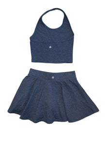 SLS Apparel girls 2pc skirt set S(7-8)