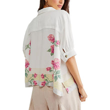 We The Free x Free People Big Blooms button down blouse XS