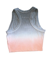 Katie J NYC Livi tween girls ribbed ombre cropped racerback tank L(12)