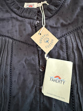 Faherty women’s Willa peasant blouse XS NEW