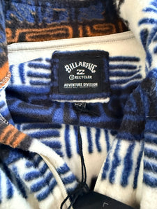 Billabong boys Boundary 1/2 zip mock pullover fleece jacket M(12) NEW