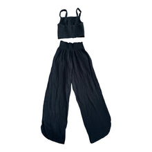 Marine Layer women’s 2pc Lila cropped tank & Cali double layer pant set XS