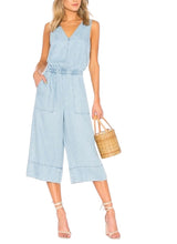 Splendid women’s cropped denim jumpsuit XS