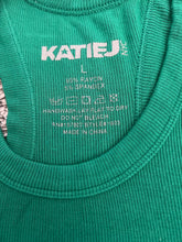 Katie J NYC Livi tween girls ribbed racerback crop tank L(12)