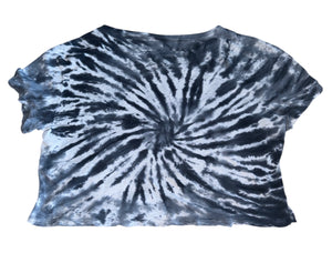 Katie J NYC Junior/women’s cropped tie dye tee XS