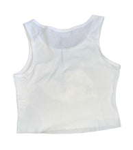 Lucy girls cropped lips and stars tank top S(7-8)