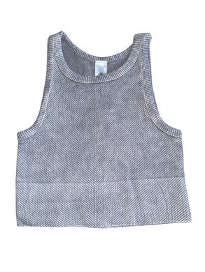 Nikibiki women’s cropped chevron tank top ONE SIZE