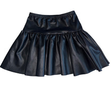 Random Hearts girls vegan leather mini skirt 6