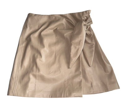 Jason Wu women’s faux leather wrap mini skirt XS