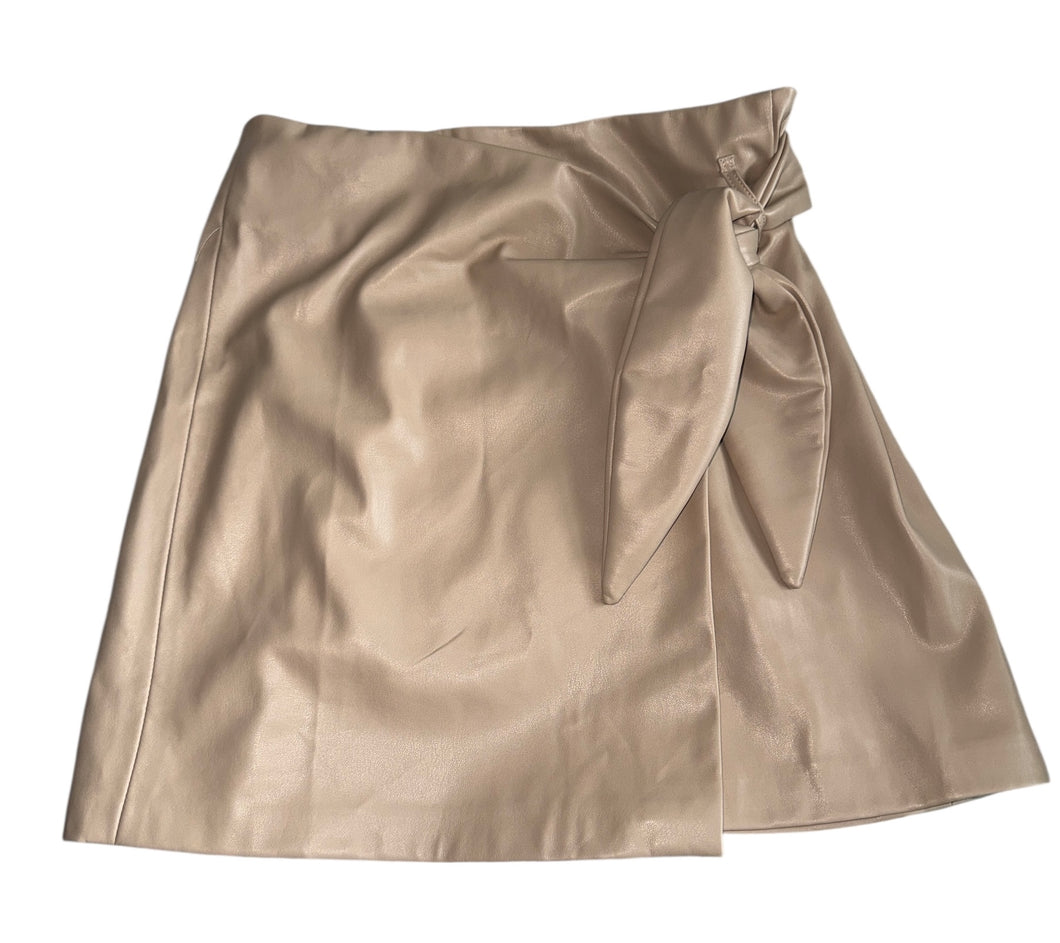 Jason Wu women’s faux leather wrap mini skirt XS