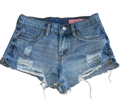 Blank NYC girls ripped cutoff jean shorts 10