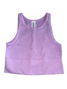 Nikibiki women’s cropped chevron tank top ONE SIZE