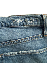 Favorite Daughter women’s Morgan Shortie high rise petite straight jeans in Crosby 30