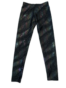 Dori Creations girls metallic star print leggings 8-10