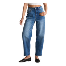 Quince women’s Bella stretch Barrel jeans 28” sz 25