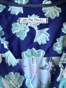 Free People women’s Vacay Away button down blouse XS