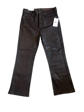 Seven 7 For All Mankind women’s coated high waist slim kick jeans 30 NEW