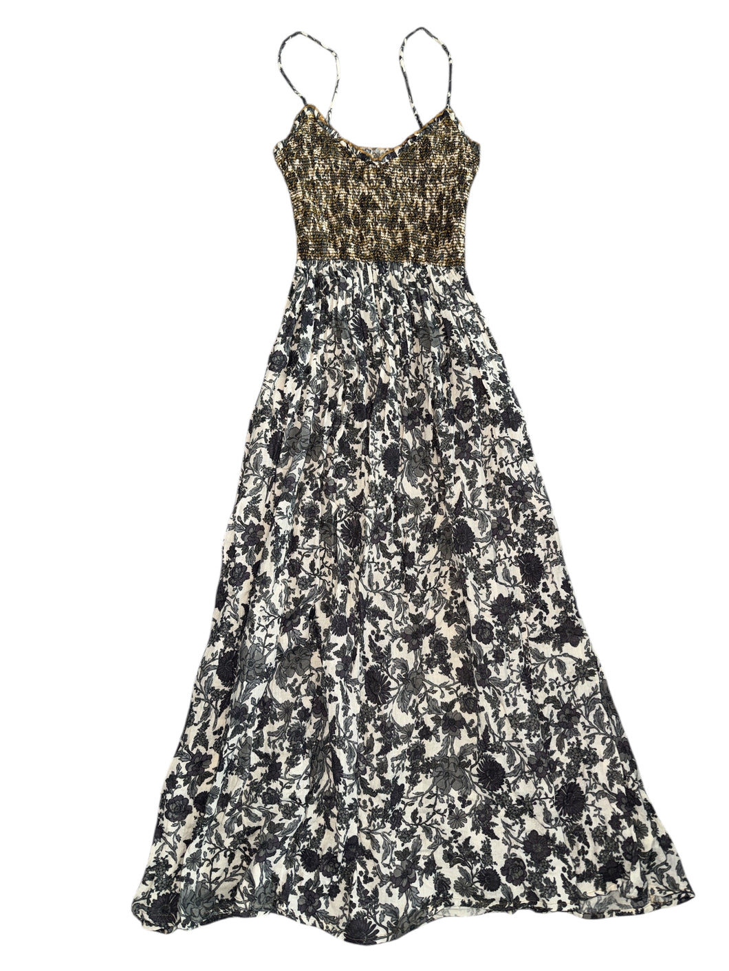Free People women's Sweet Nothings smocked midi dress XS – Makenna's Threads