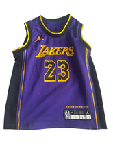 Nike NBA little boys LeBron James Lakers Basketball Jersey M(5-6)