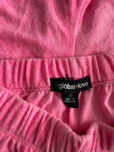 Global Love girls terry cloth lounge shorts XL(12)