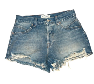 We The Free by Free People women’s Now or Never button fly jean shorts 25