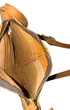 Magnolia chevron leather crossbody bag 10” x 11”