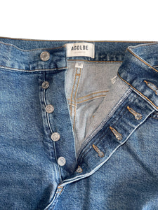 Agolde women’s Riley crop high rise jeans 32
