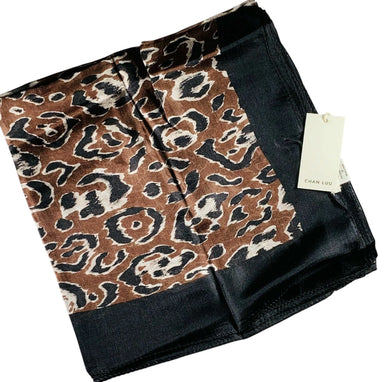 Chan Luu 100% silk animal print scarf 38” x 38” NEW