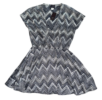 Elif for Jordan Taylor women’s chevron knit coverup dress S NEW