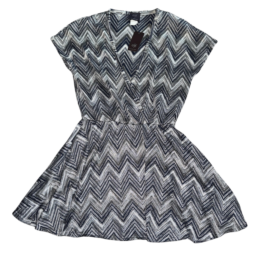 Elif for Jordan Taylor women’s chevron knit coverup dress S NEW