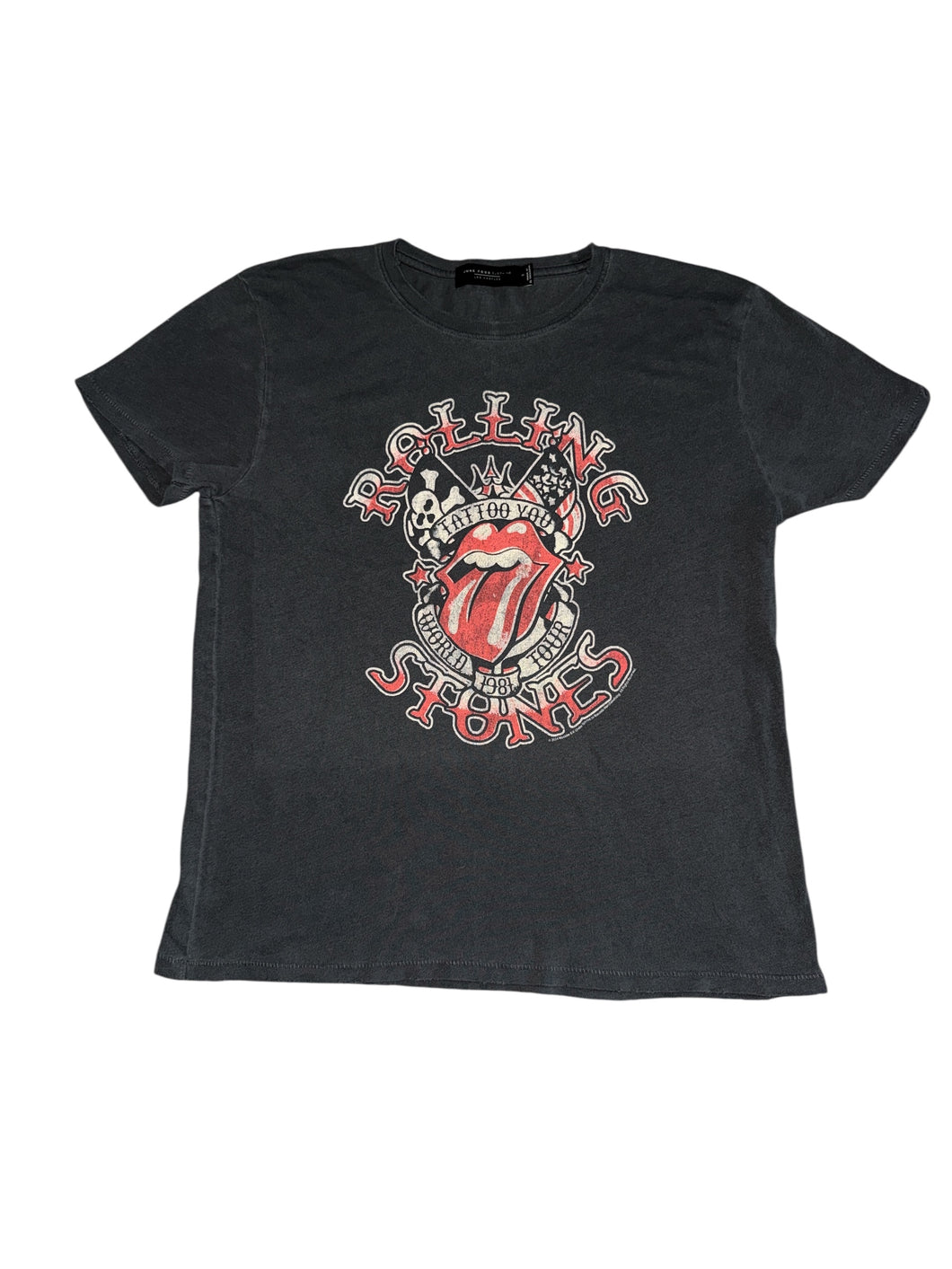 Junk Food women’s Rolling Stones Tattoo You graphic tee S