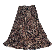 Skies Are Blue women’s pleated leopard midi skirt XS NWT