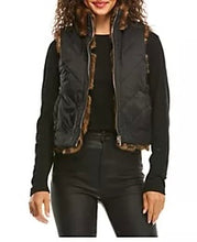 Donna Salyers Fabulous Furs women’s reversible shortie vest S