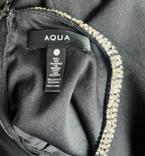 Aqua women’s rhinestone embellished tank dress L