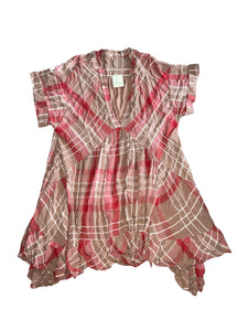 Free People women’s Agnes plaid mini dress XS NEW
