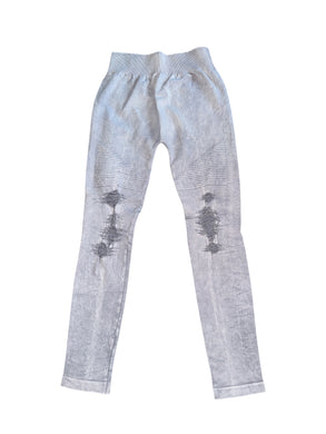 Nikibiki girls knit distressed moto leggings ONE SIZE(7-14)read measurements