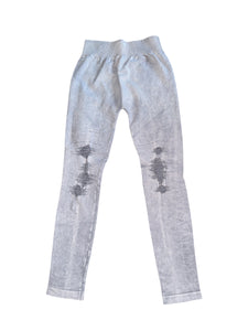 Nikibiki girls knit distressed moto leggings ONE SIZE(7-14)read measurements