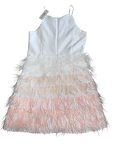 Milly Minis girls feather Cady party dress 14 NEW
