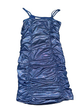 Flowers By Zoe girls ruched shimmer dress M(8-10) NEW