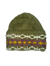 Free People women’s Fair Isle cuff beanie hat ONE SIZE
