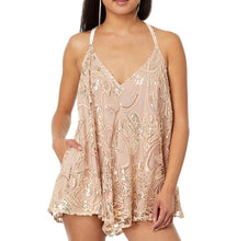 Free People women’s Swingin It sequin romper XS NEW