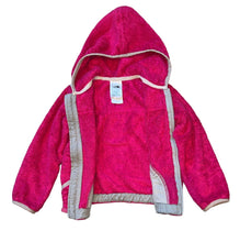 Northface baby girl Oso colorblock zip fleece hoodie 18-24m