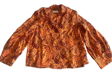 Momoni women’s silky floral blouse 44(large)